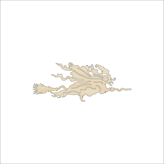 Witch - Laser Cut Out Unfinished Wood Craft Shape FAL2 Witch - Laser Cut Out Unfinished Wood Craft Shape FAL2