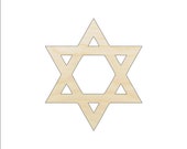 Star - Laser Cut Out Unfinished Wood Craft Shape REL19 Star - Laser Cut Out Unfinished Wood Craft Shape REL19