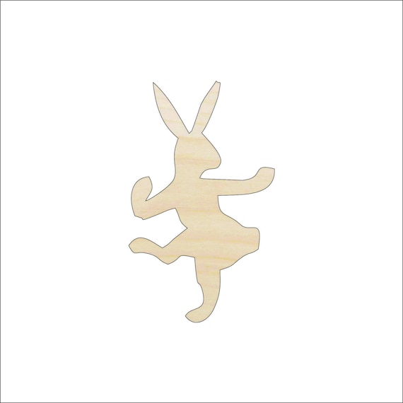 Bunny - Laser Cut Out Unfinished Wood Craft Shape BNY1 Bunny - Laser Cut Out Unfinished Wood Craft Shape BNY1