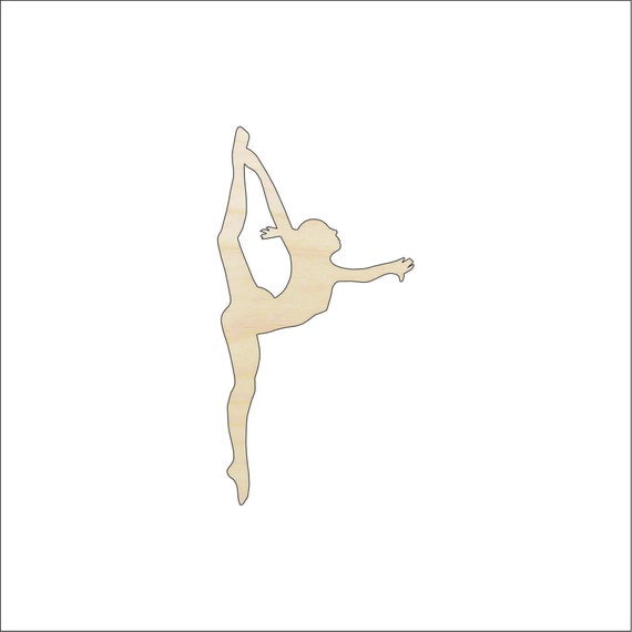 Sport Gymnastics - Laser Cut Out Unfinished Wood Craft Shape SPT90 Sport Gymnastics - Laser Cut Out Unfinished Wood Craft Shape SPT90
