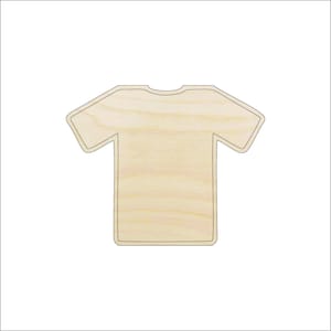 Clothing Shirt - Laser Cut Out Unfinished Wood Craft Shape CLT6 Clothing Shirt - Laser Cut Out Unfinished Wood Craft Shape CLT6