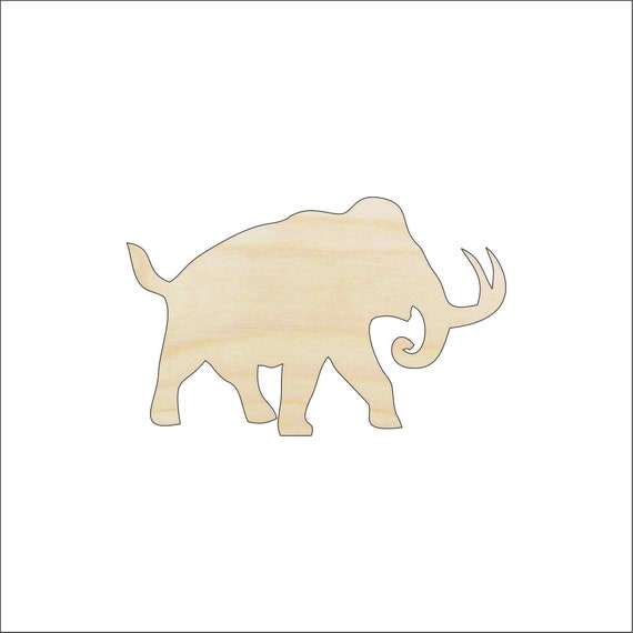 Elephant Mammoth - Laser Cut Out Unfinished Wood Craft Shape ELE14 Elephant Mammoth - Laser Cut Out Unfinished Wood Craft Shape ELE14