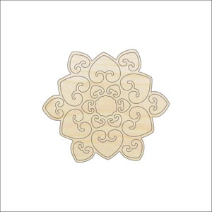 Snowflake - Laser Cut Out Unfinished Wood Craft Shape SNW1 Snowflake - Laser Cut Out Unfinished Wood Craft Shape SNW1