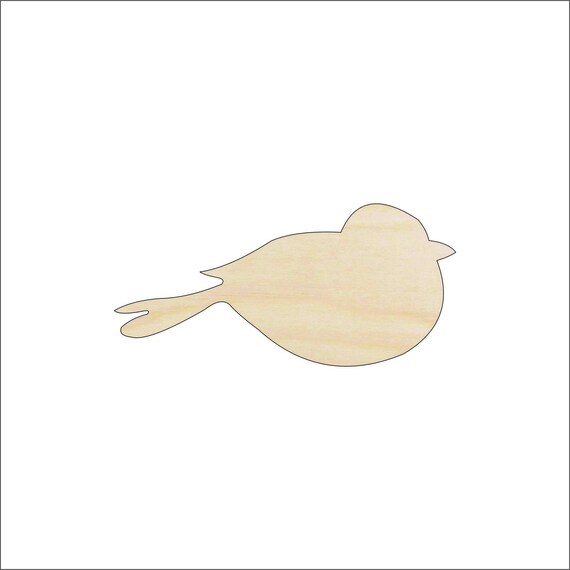 Bird - Laser Cut Out Unfinished Wood Craft Shape BRD120 Bird - Laser Cut Out Unfinished Wood Craft Shape BRD120