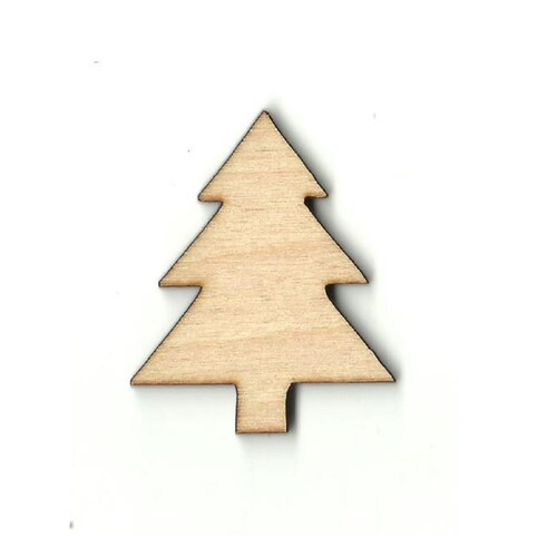 Christmas Tree Laser Cut Out Unfinished Wood Shape Craft Etsy