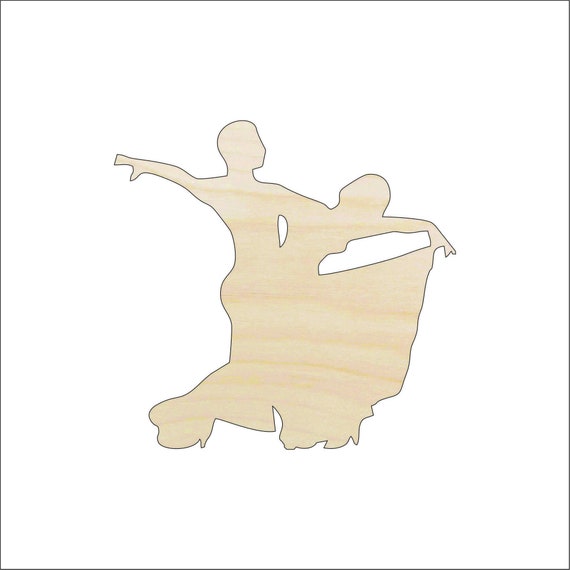 Couple - Laser Cut Out Unfinished Wood Craft Shape PPL142 Couple - Laser Cut Out Unfinished Wood Craft Shape PPL142
