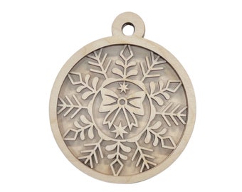 3D Ornament Angel 3 Pieces Laser Cut Out Unfinished ORN38 3D Ornament Angel 3 Pieces Laser Cut Out Unfinished ORN38