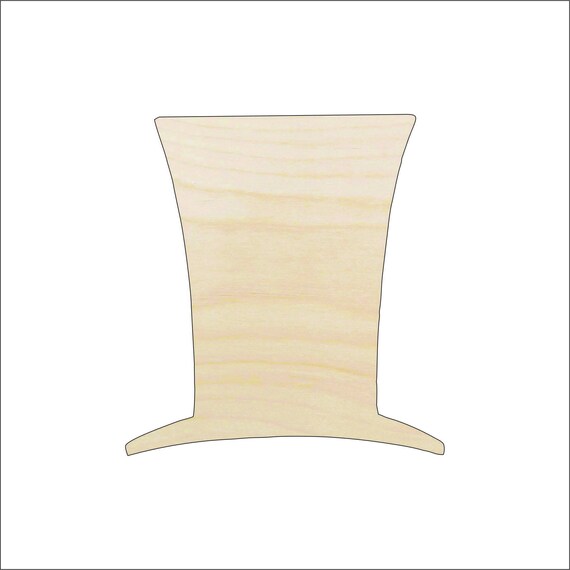 Hat Top - Laser Cut Out Unfinished Wood Craft Shape CLT2 Hat Top - Laser Cut Out Unfinished Wood Craft Shape CLT2