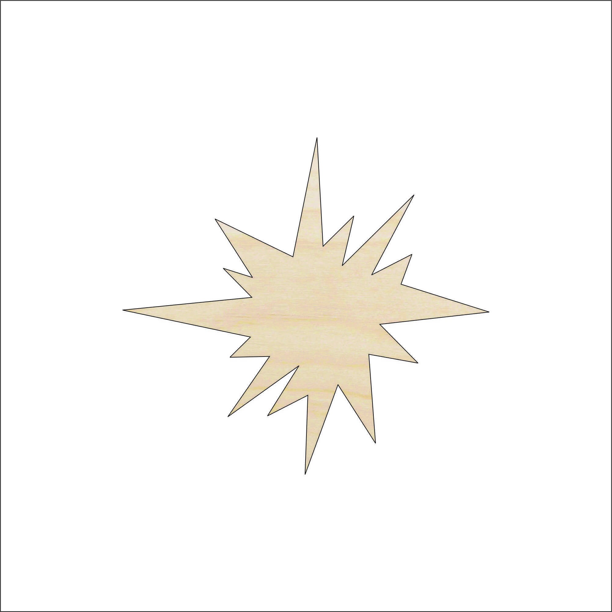 Word Splat - Laser Cut Out Unfinished Wood Craft Shape WRD88 Word Splat - Laser Cut Out Unfinished Wood Craft Shape WRD88
