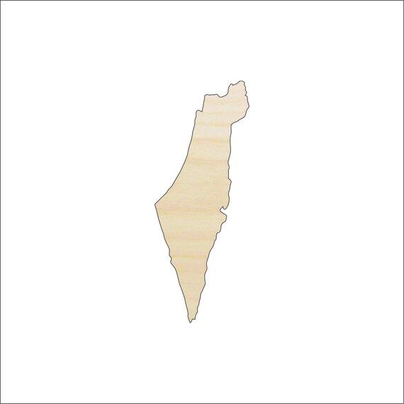Country Israel - Laser Cut Out Unfinished Wood Craft Shape WLD60 Country Israel - Laser Cut Out Unfinished Wood Craft Shape WLD60
