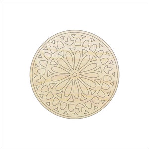 Design Flower - Laser Cut Out Unfinished Wood Craft Shape CSTR14 Design Flower - Laser Cut Out Unfinished Wood Craft Shape CSTR14