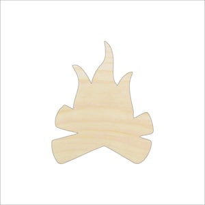 Campfire - Laser Cut Out Unfinished Wood Craft Shape XTR65 Campfire - Laser Cut Out Unfinished Wood Craft Shape XTR65