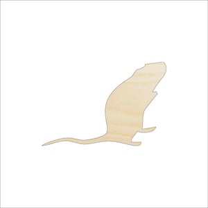 Mouse Rat - Laser Cut Out Unfinished Wood Craft Shape RDT8 Mouse Rat - Laser Cut Out Unfinished Wood Craft Shape RDT8