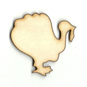 Laser Cut Out Unfinished Wood Shape Craft Supply BRD118 Flamingo