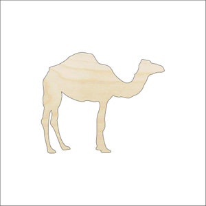 Camel - Laser Cut Out Unfinished Wood Craft Shape CML5 Camel - Laser Cut Out Unfinished Wood Craft Shape CML5