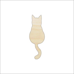 Cat - Laser Cut Out Unfinished Wood Craft Shape CAT191 Cat - Laser Cut Out Unfinished Wood Craft Shape CAT191