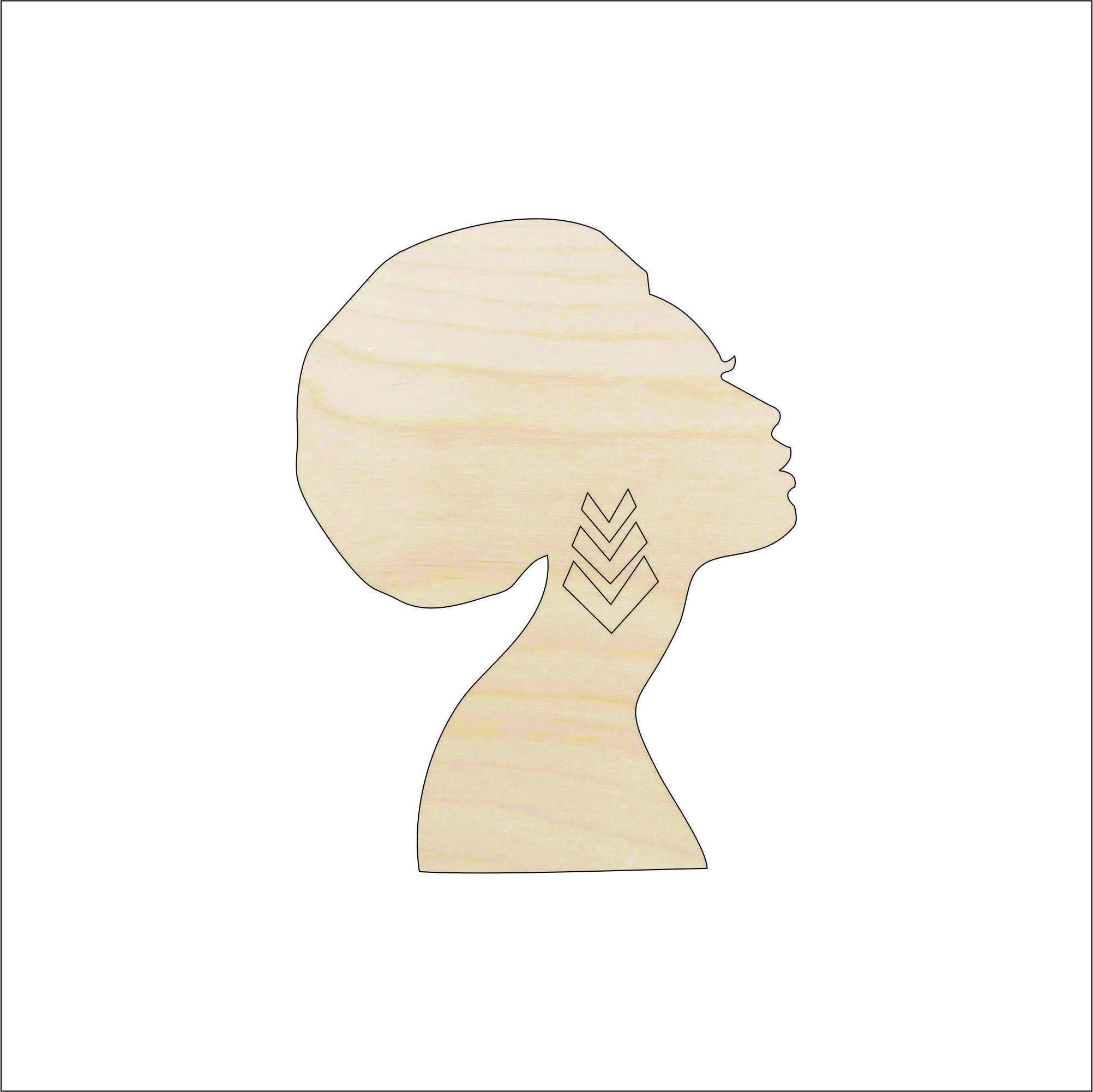 Woman - Laser Cut Out Unfinished Wood Craft Shape PPL87 Woman - Laser Cut Out Unfinished Wood Craft Shape PPL87