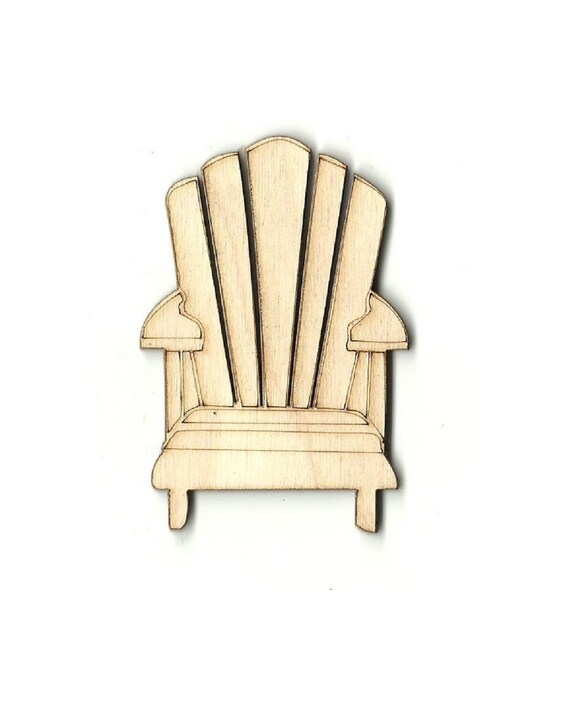 Adirondack Chair Laser Cut Out Unfinished Wood Shape Craft ...