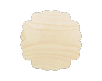 Plaque - Laser Cut Out Unfinished Wood Craft Shape BSC50 Plaque - Laser Cut Out Unfinished Wood Craft Shape BSC50