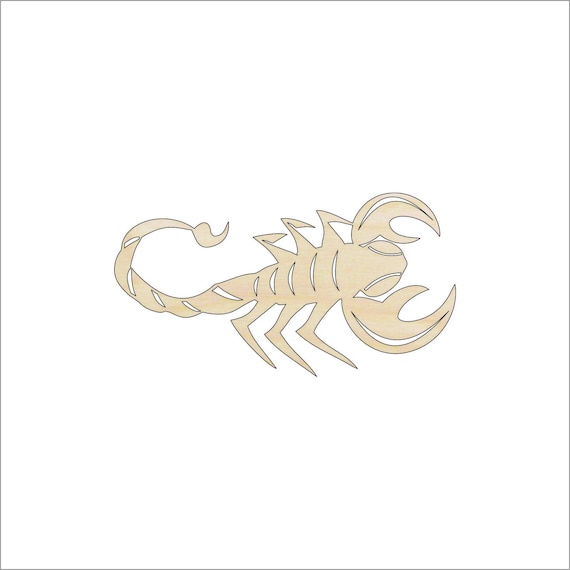 Scorpion - Laser Cut Out Unfinished Wood Craft Shape BUG79 Scorpion - Laser Cut Out Unfinished Wood Craft Shape BUG79