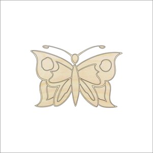 Butterfly - Laser Cut Out Unfinished Wood Craft Shape BUG18 Butterfly - Laser Cut Out Unfinished Wood Craft Shape BUG18