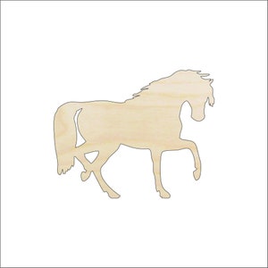 Horse - Laser Cut Out Unfinished Wood Craft Shape HRS36 Horse - Laser Cut Out Unfinished Wood Craft Shape HRS36