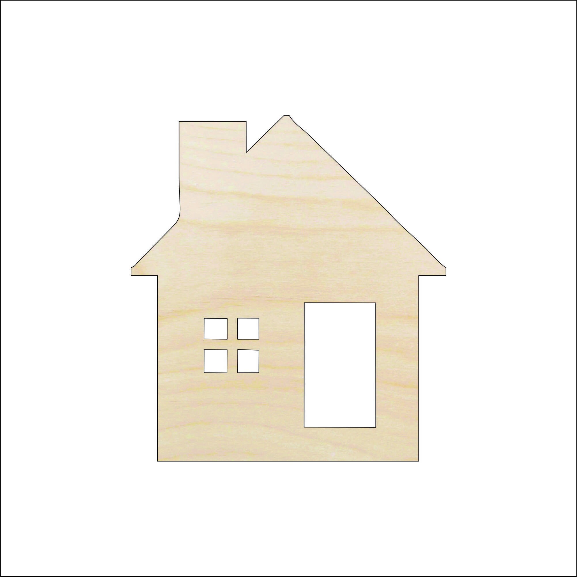 House Chipboard Book 10 Page Blank Scrapbook-mini Album Small Home