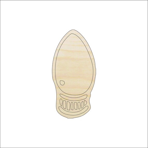 Decor Lightbulb - Laser Cut Out Unfinished Wood Craft Shape XMS23 Decor Lightbulb - Laser Cut Out Unfinished Wood Craft Shape XMS23