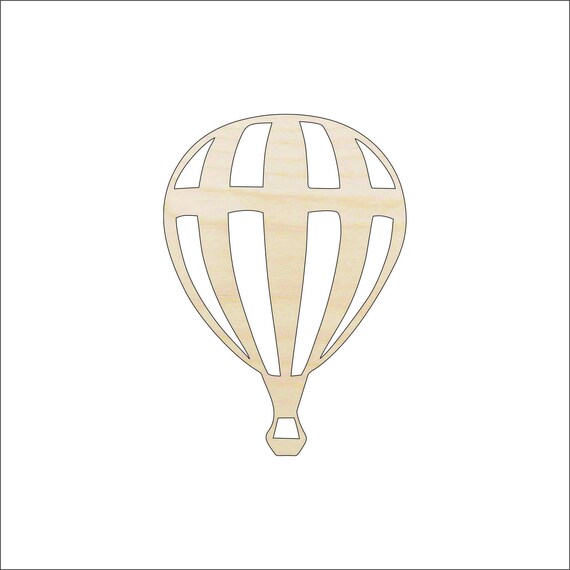 Balloon - Laser Cut Out Unfinished Wood Craft Shape BLN2 Balloon - Laser Cut Out Unfinished Wood Craft Shape BLN2