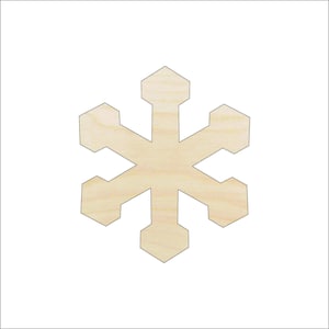 Schneeflocke - Holz Handwerk Form Laser Cut Out & Unfertige DIY Handwerk Versorgung SNW29