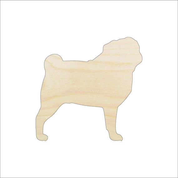 Dog - Laser Cut Out Unfinished Wood Craft Shape DOG10 Dog - Laser Cut Out Unfinished Wood Craft Shape DOG10