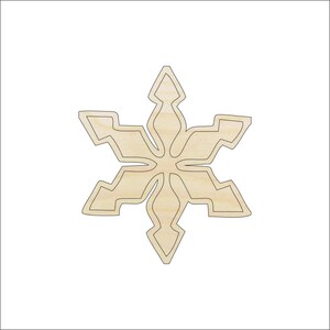 Snowflake - Laser Cut Out Unfinished Wood Craft Shape SNW37 Snowflake - Laser Cut Out Unfinished Wood Craft Shape SNW37