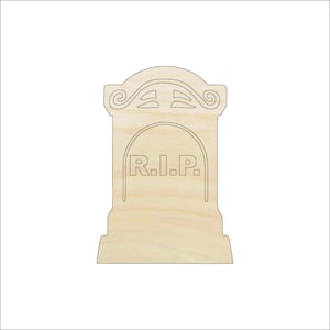 Tombstone - Laser Cut Out Unfinished Wood Craft Shape FAL59 Tombstone - Laser Cut Out Unfinished Wood Craft Shape FAL59