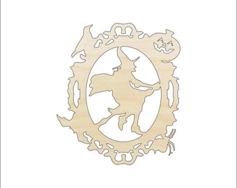 Design Witch - Laser Cut Out Unfinished Wood Craft Shape FAL83 Design Witch - Laser Cut Out Unfinished Wood Craft Shape FAL83
