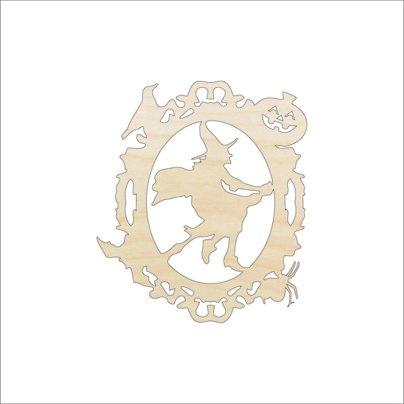 Design Witch - Laser Cut Out Unfinished Wood Craft Shape FAL83 Design Witch - Laser Cut Out Unfinished Wood Craft Shape FAL83