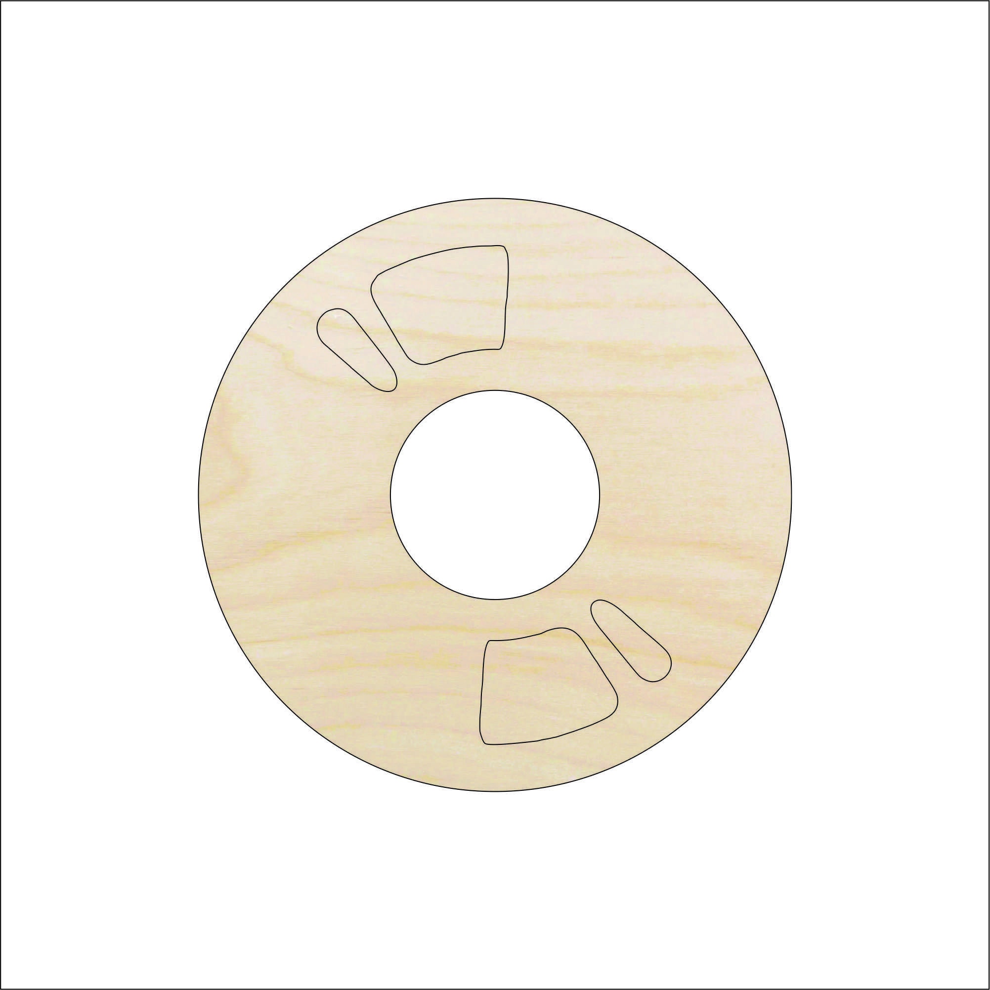 Music Record - Laser Cut Out Unfinished Wood Craft Shape MSC11 Music Record - Laser Cut Out Unfinished Wood Craft Shape MSC11