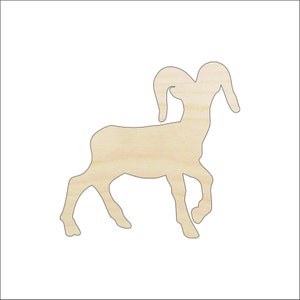 Sheep - Laser Cut Out Unfinished Wood Craft Shape SHP16 Sheep - Laser Cut Out Unfinished Wood Craft Shape SHP16
