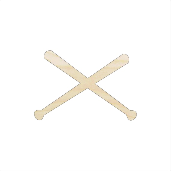 Sport Baseball Bat - Laser Cut Out Unfinished Wood Craft Shape SPT132 Sport Baseball Bat - Laser Cut Out Unfinished Wood Craft Shape SPT132