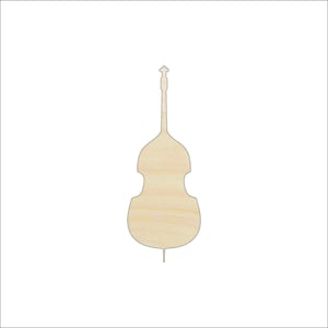 Music Cello - Laser Cut Out Unfinished Wood Craft Shape MSC45 Music Cello - Laser Cut Out Unfinished Wood Craft Shape MSC45