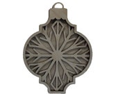 3D Ornament 3 Pieces Laser Cut Out Unfinished ORN108 3D Ornament 3 Pieces Laser Cut Out Unfinished ORN108