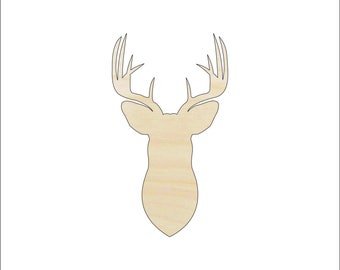 Deer - Laser Cut Out Unfinished Wood Craft Shape DER78 Deer - Laser Cut Out Unfinished Wood Craft Shape DER78