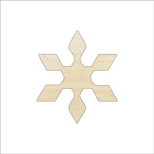 Schneeflocke - Holz Handwerk Form Laser Cut Out & Unfertige DIY Handwerk Versorgung SNW18