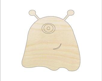 Alien - Laser Cut Out Unfinished Wood Craft Shape SPC11 Alien - Laser Cut Out Unfinished Wood Craft Shape SPC11