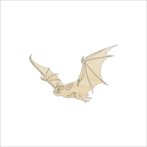 Bat - Laser Cut Out Unfinished Wood Craft Shape BAT21 Bat - Laser Cut Out Unfinished Wood Craft Shape BAT21