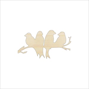 Bird - Laser Cut Out Unfinished Wood Craft Shape BRD137 Bird - Laser Cut Out Unfinished Wood Craft Shape BRD137