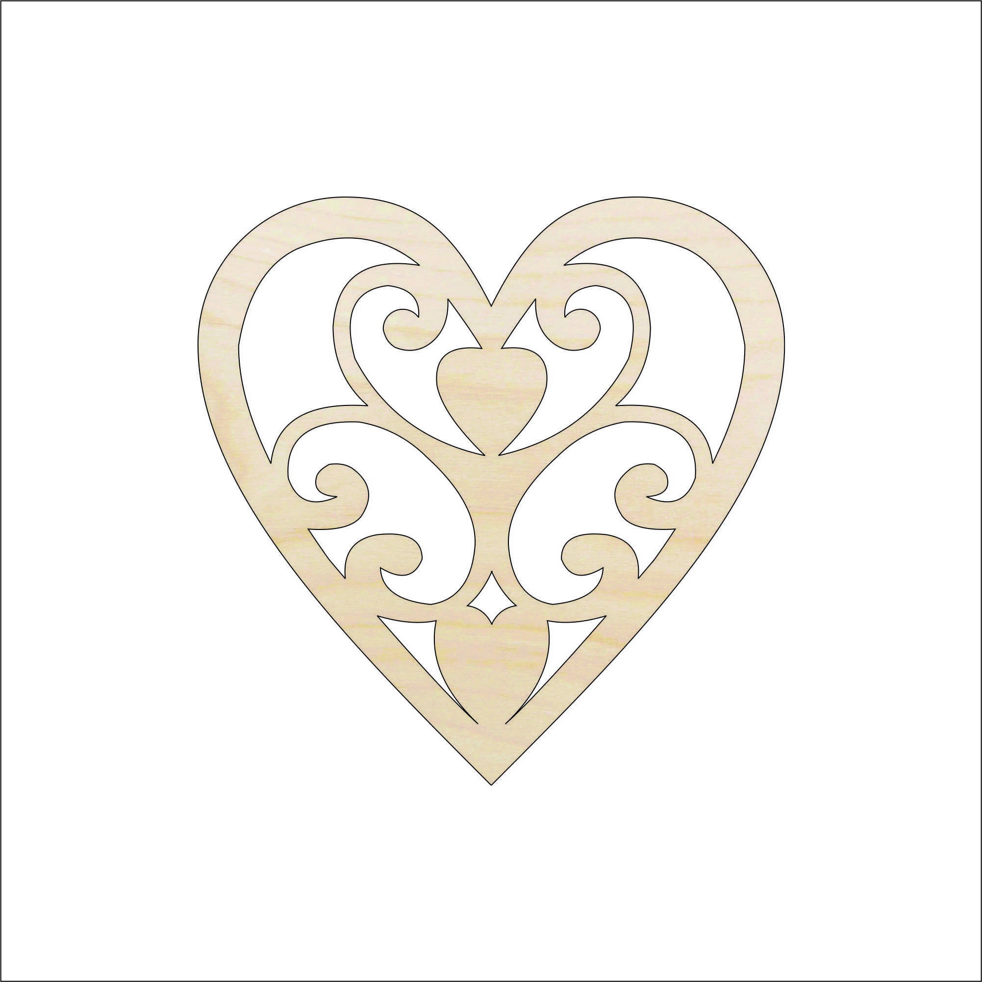 1.5 Inch Wood Hearts for Crafts, Unfinished Wooden Heart Cutout Shape,  Wooden Hearts (1.54 Inch Width x 1.5 Inch Height x 0.2 Inch Thickness) - 30  pcs