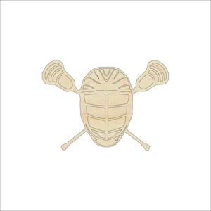 Sport Hockey Mask - Laser Cut Out Unfinished Wood Craft Shape SPT394 Sport Hockey Mask - Laser Cut Out Unfinished Wood Craft Shape SPT394