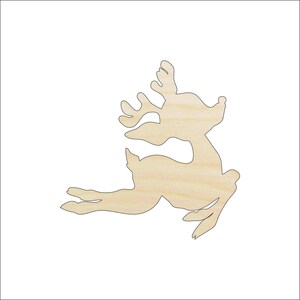 Deer - Laser Cut Out Unfinished Wood Craft Shape DER1 Deer - Laser Cut Out Unfinished Wood Craft Shape DER1