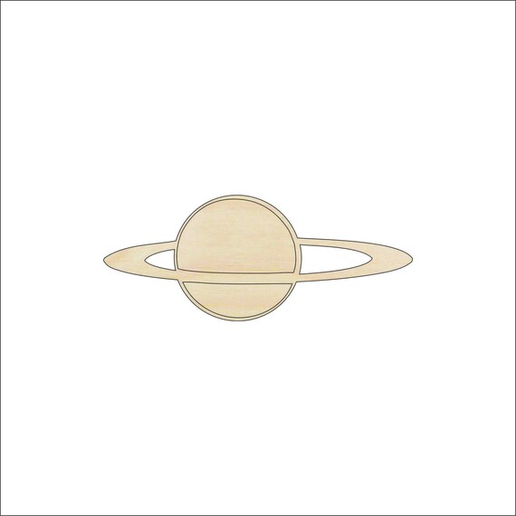 Space Saturn - Laser Cut Out Unfinished Wood Craft Shape SPC42 Space Saturn - Laser Cut Out Unfinished Wood Craft Shape SPC42