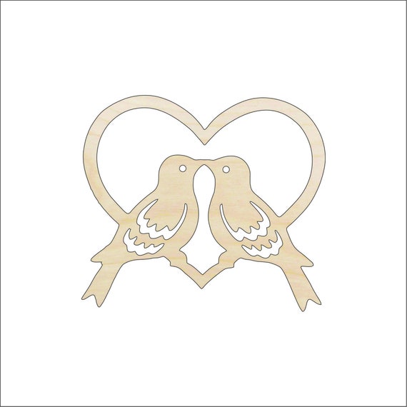 Bird - Laser Cut Out Unfinished Wood Craft Shape BRD185 Bird - Laser Cut Out Unfinished Wood Craft Shape BRD185
